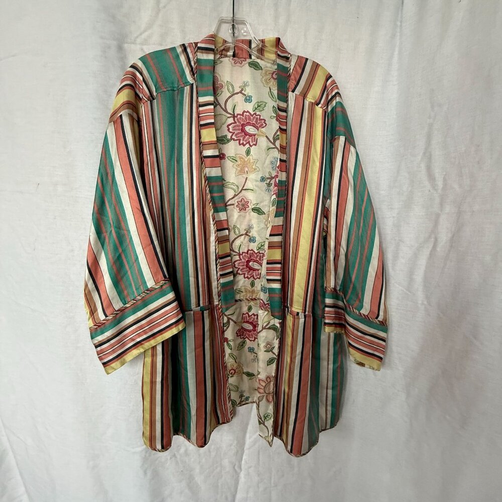 Anthropologie Burning Torch Reversible Kimono Jacket